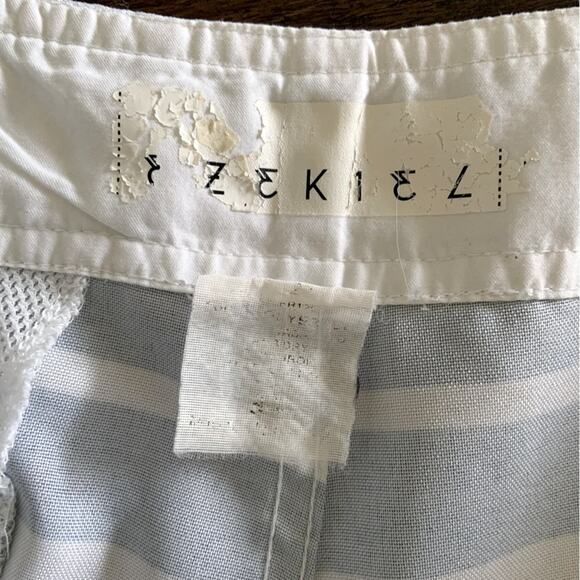 Ezekiel Men's Navy White Stripe Swim Shorts Boardshorts Swim Trunks Size 36 - Picture 10 of 14